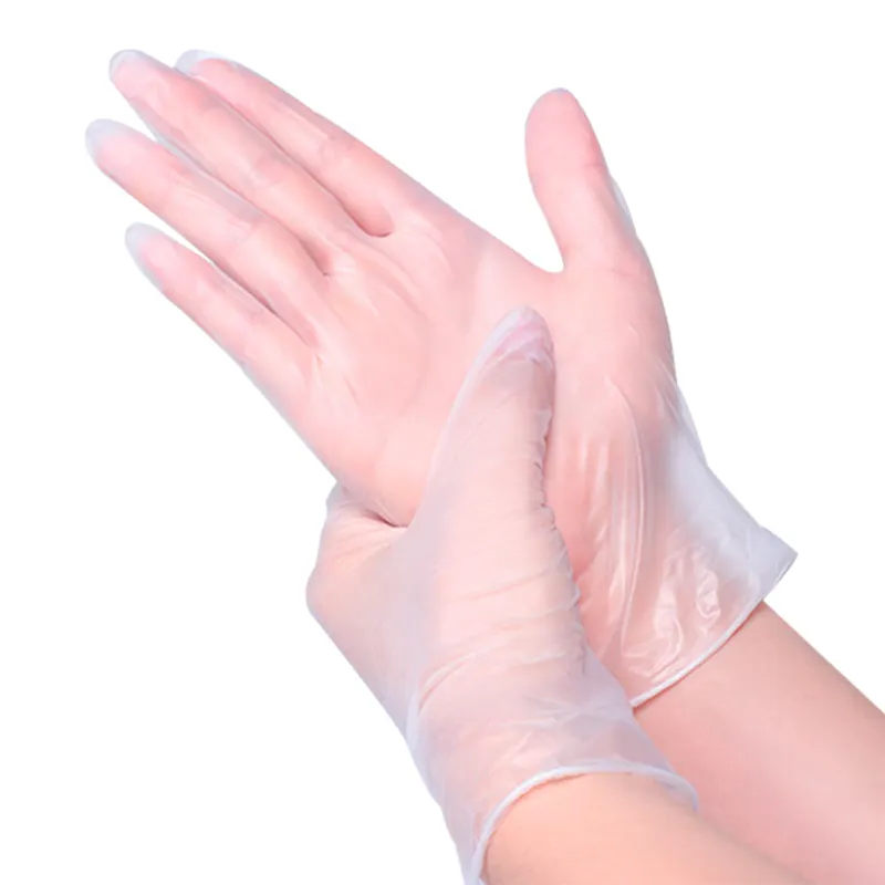 YUXA dish washer hair pet black purple biodegradable pe household salon polyester gloves