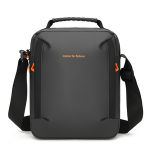 Men's Shoulder <b>Bag</b> Nylon Crossbody <b>Bag</b> Waterproof Casual <b>Black</b> Messenger <b>Bag</b> for Work Travel - Product Image 3