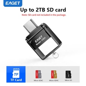 EAGET CR03 Großhandel Typ-C Kartenleser Speicherkartenleser bis zu 2TB Hochgeschwindigkeits-<span class=keywords><strong>USB</strong></span>-Schnittstelle SD-Kartenleser - Product Image 5