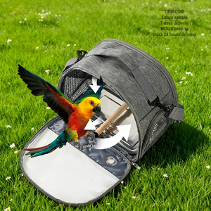 Dışarı çıkmak için taşınabilir kuş çantaları, küçük güneş kuş kafesleri, papağanlar, güvercinler ve toptan dışarı çıkmak için evcil hayvan çantaları - Product Image 1