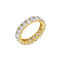 Bague Tennis Hip-hop MOR25 en Argent Sterling S925 pour Femme, Diamant Glacé VVS, Certificat GRA, Moissanite Coupe Ovale Couleur D