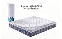 Matelas à ressorts ensachés de haute qualité avec surmatelas, tailles Twin, King, Queen, Full, matelas orthopédique massant en mousse à mémoire de forme