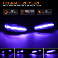 2 Buah Lampu Sein Dinamis LED Lampu Kaca Spion Samping untuk HONDA CIVIC 2006-2011 Sedan FA FD 1 2 3 4 5