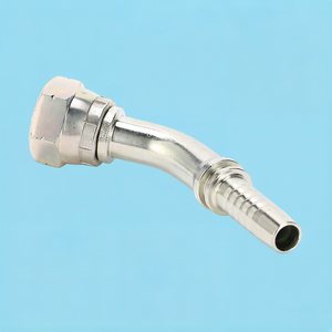 Raccordo a gomito femmina a 45 gradi BSPP <span class=keywords><strong>DKR</strong></span> per sistemi idraulici, per macchine agricole - Product Image 1