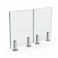 Verre trempé ultra-transparent sur mesure, usiné CNC, pour murs et murs-rideaux extérieurs – Prix de gros en vrac