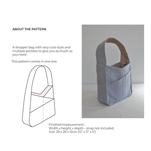 LE PETIT RUISSEAU Bolso Tote Retro Unisex de Moda, Bolso de Hombro Multibolsillos para Trabajo, Universidad, con Compartimentos - Product Image 4