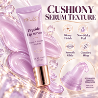 Sérum repulpant pour les lèvres OEM à l'acide hyaluronique et aux peptides de collagène, hydratant, fini brillant, application fluide, traitement des lèvres au peptide
