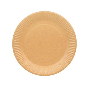 Assiette en papier ronde de 5 pouces, jetable, légère, petite assiette à dessert pour les fêtes, les apéritifs, la restauration et les événements - Product Image 1