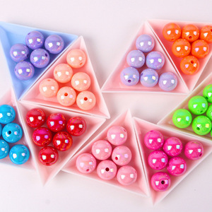 Acrylic Ab Round <b>Beads</b> 8-16mm Loose <b>Beads</b> For Bracelet Making Jewelry Crafting Accessories - Product Image 3