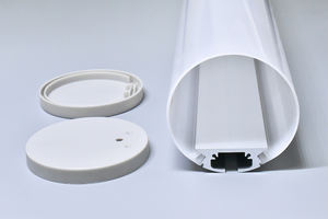 PERFECT Non-waterproof High Quality Round D30 40 60 Suspending 6063-<b>T5</b> Anodized Silver 360 Degree <b>Lighting</b> LED Aluminium Profile - Product Image 4