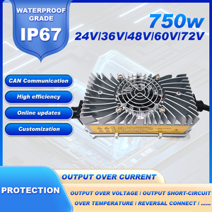 750W không thấm nước IP 67 pin sạc 48v15a cho xe ô tô điện trên bảng sạc 24V <span class=keywords><strong>48V</strong></span> 50V 58.4V - Product Image 2