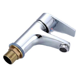 KSLA-10Xi Modern Single-<b>Handle</b> Chrome <b>Copper</b> Alloy Basin Mixer Faucet Hot and Cold Water Deck Mounted Sense Faucet for Bathroom - Product Image 2