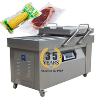 Machine d'emballage sous vide à double chambre de qualité alimentaire commerciale DZ-500 2SB, machine d'emballage sous vide DZ500, Maquina Empaquetar Queso
