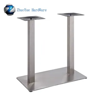 Restaurant dining table feet iron bar stand cast iron stand gold plated table legs stainless steel table feet