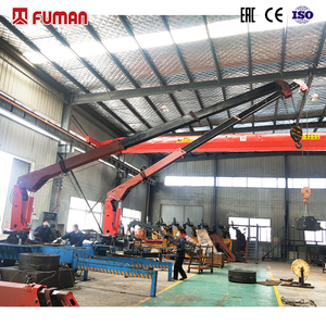 Grue télescopique marine 6 tonnes à bras droit hydraulique pour pont de navire à vendre - Product Image 6