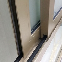 Fenêtre coulissante en aluminium couleur champagne