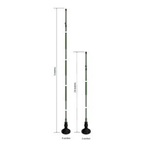 Antenne radio HF large bande pour véhicule APX-50, robuste, 400W, 1,6-30 MHz, antenne mobile omnidirectionnelle - Product Image 1
