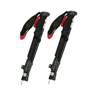 Bâtons de randonnée Trekking bâton de marche pliable en aluminium 110-135cm réglable marche Trekking pour l'alpinisme - Product Image 5