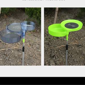 Plateau à appâts magnétique de 160 mm en matériau PC, fourniture de pêche portable pour pêcheurs - Product Image 2