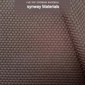 <span class=keywords><strong>Tissu</strong></span> automobile respirant ignifuge en maille 100 % polyester, écologique, résistant à l'abrasion, <span class=keywords><strong>pour</strong></span> revêtement de toit et sièges de voiture souples - Product Image 4