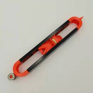 Gabarit de contour réglable et verrouillable (alliage d'aluminium, plastique ABS) – Outil de mesure précis pour le travail du bois, traçage de profilés - Product Image 4