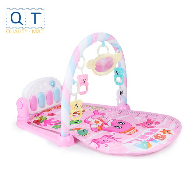 Eraly Развивающие детские музыкальные пианино, игрушки, детский хлопковый коврик для ползания, игр в тренажерном зале