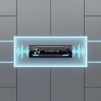 Reproductor MP3 para Auto Desmontable de 1 Din, 7 Botones de Colores con Control Remoto, Pantalla LCD, Venta Directa de Fábrica, Bluetooth