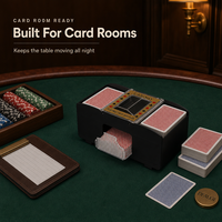 Mélangeur de cartes automatique, distributeur de cartes électrique pour casino, machine pour soirées poker, soirées jeux en famille, OEM