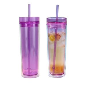 Green Wholesale in Stock Lemon Fruit Juice Sports Cold Water Cup for Gym - Product Image 4