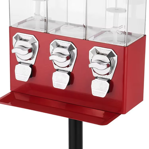 Máquina expendedora de chicles y dulces de triple cabezal con monedero, cápsula metálica de juguete para niños con función SDK - Product Image 5
