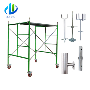 Échafaudage Double coupleur En74 échelle 2.5m croix orthèse tailles matériel d'échafaudage <span class=keywords><strong>prix</strong></span> d'échafaudage par mètre carré - Product Image 1