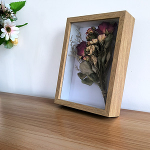 Bán buôn 3D sâu plexiglass MDF khung gỗ 5x7x8 8x8 đen bóng hộp ảnh mẫu khung 5x7x8 8x8 đen bóng hộp ảnh - Product Image 3