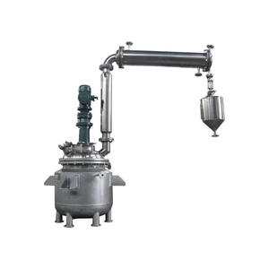 Cuve de réaction en acier avec agitateur et double enveloppe chauffante, réacteur à résine - Product Image 3