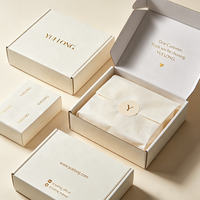 Boîte d'expédition personnalisée en carton ondulé avec logo imprimé sur mesure, emballage cadeau personnalisé, petite boîte d'expédition