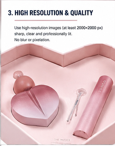 Caja de Regalo de Maquillaje de Lujo en Forma de Corazón Rosa con Doble Puerta, Empaque de Cartón Rígido para Cosméticos, Cuidado de la Piel y Set de Belleza - Product Image 5