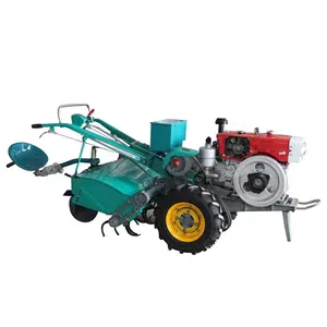 Buen precio, alta calidad, tractores de 2 ruedas, agricultura multipropósito, mini tractor para caminar detrás 15HP 18hp 20hp