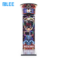 Machine de boxe électrique à pièces avec lecteur de cartes Machine personnalisée Arcade Sport Équipement d'amusement Jeu Machine de boxe