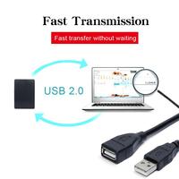 0,5 m 1m 2m 3m USB2.0-Kabel verlängerung kabel Super-Hochgeschwindigkeits-Daten verlängerung kabel für Display-Projektor