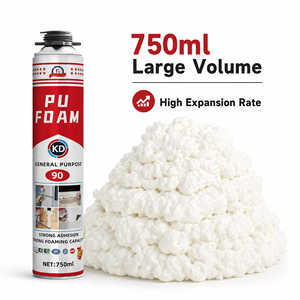 โฟม <span class=keywords><strong>PU</strong></span> เกรดฤดูหนาว -20 องศาเซลเซียส ทนต่ออุณหภูมิต่ำ ความหนาแน่นสูง ฉนวนกันความร้อน โพลียูรีเทนโฟมขยายตัวสำหรับสภาพอากาศหนาวเย็น - Product Image 1