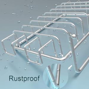 Porte-savon mural en acier inoxydable noir, étanche, sans perçage, avec ventouses, pour usage hôtelier, design moderne - Product Image 2