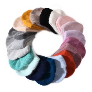 Chapeau en tricot jacquard en coton et élasthanne pour homme, <span class=keywords><strong>bouton</strong></span>, automne-hiver, épaissi, chaud, protège-oreilles, grande tête, met en valeur le <span class=keywords><strong>visage</strong></span>, petit - Product Image 4