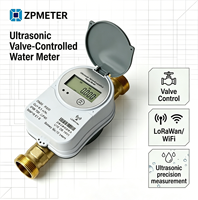 Compteur d'eau intelligent prépayé à ultrasons avec contrôle de vanne et système de gestion à distance NB-IoT pour facturation d'eau en appartement