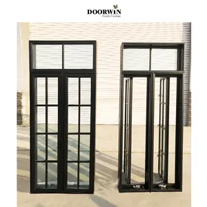 Doorwin Elegant Modern Design Aluminum Clad Wood Windows Vintage Casement Windows For Houses