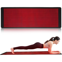 Maßgefertigte 660nm 850nm Therapiematte Rotlichttherapie Yogamatte 180*80cm Rotlicht-LED Infrarot-Therapiematte