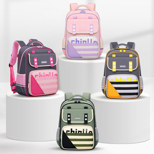 Nouveau <span class=keywords><strong>sac</strong></span> à <span class=keywords><strong>dos</strong></span> léger à fermeture éclair pour les élèves du primaire, garçons et filles, classes de la 1ère à la 6ème, âges 6-12 ans, protection de la colonne vertébrale, imperméable - Product Image 1