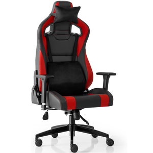 <strong>UK</strong> Premium PRO Leather Technology <strong>Office</strong> Computer <strong>Chair</strong> Large Silla 3D Functional Premium Black Red Chaise Gaming Pc <strong>Chair</strong> - Product Image 1