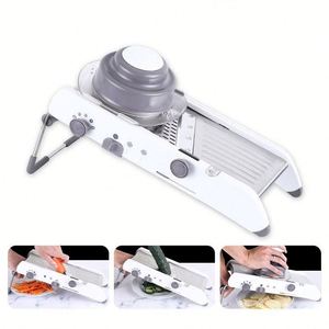 Food Chopper Wholesale Wireless Portable Fruit Multifunctional Vegetable Grapefruit Manual Lemon Slicer Stainless Steel - Product Image 6