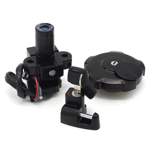 Couvercle de réservoir de carburant de moto avec serrure de commutateur d'allumage pour Honda 35010-<span class=keywords><strong>MY6</strong></span>-680 35010-<span class=keywords><strong>MY6</strong></span>-L40 XR650 XR650L - Product Image 1