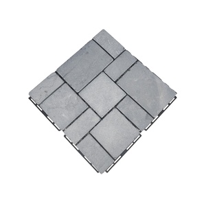 Piastrelle per Pavimenti in <span class=keywords><strong>Pietra</strong></span> Moderne Fai-da-Te con Base in Plastica Incastrabile Antiscivolo per Uso Esterno - Product Image 1