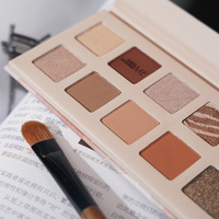 OEM & ODM – palette d'ombres à paupières personnalisée, marque privée, étanche, nude, mat, paillettes, maquillage, base d'ombres à paupières végétaliennes